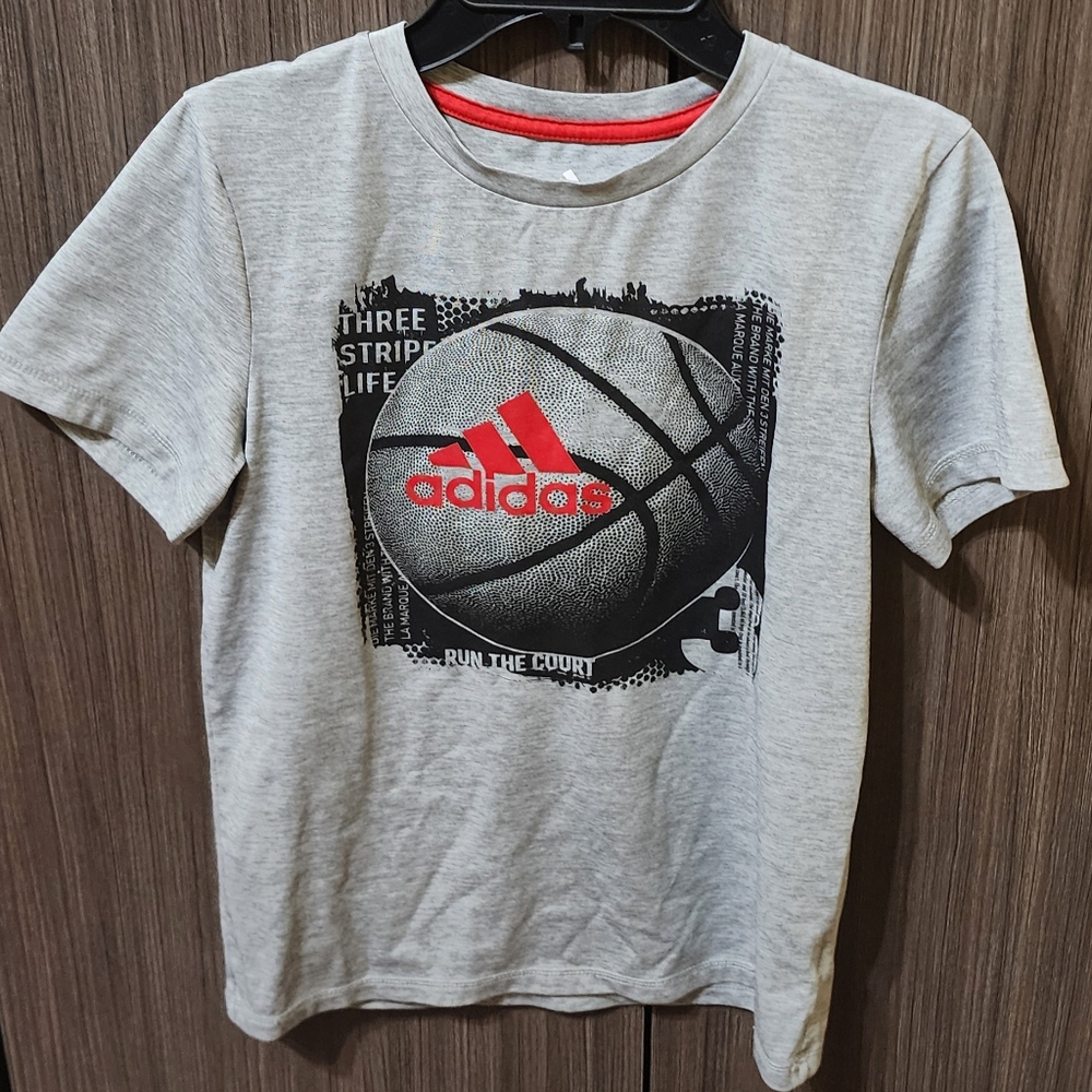 Addidas short sleeve grey T-shirt size 8 (small)